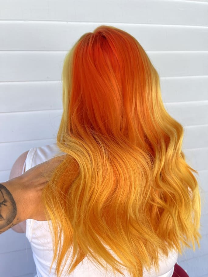 Orange hair