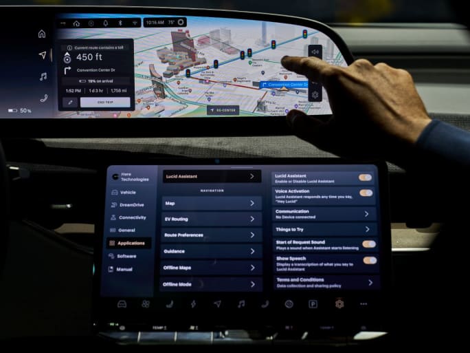 Here Technologies mapping system. 