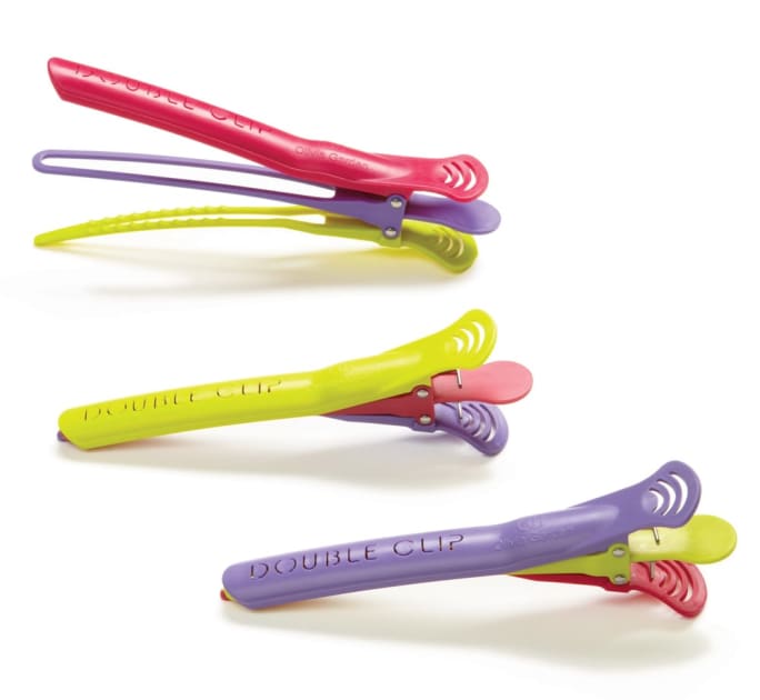 Hold Multiple Sections of Hair With Olivia Garden's Double Clip