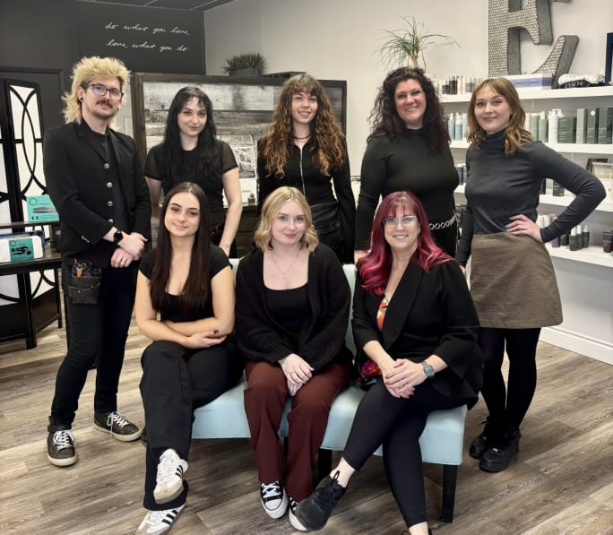 The team from Essense Salon and Spa in London, Ontario.