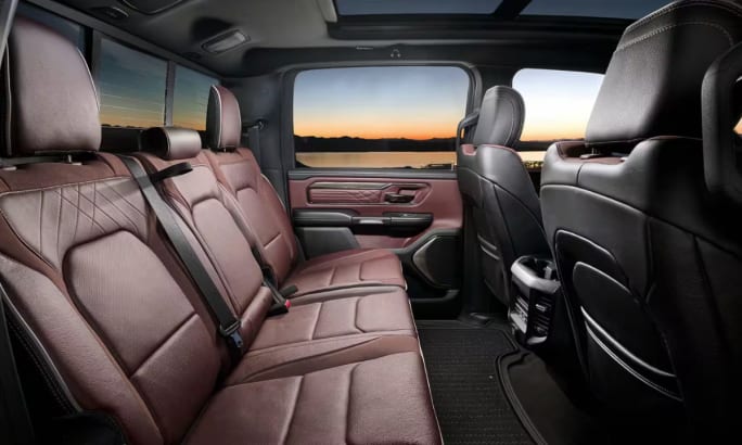 Interior of a 2026 Ram 1500 Ramcharger.