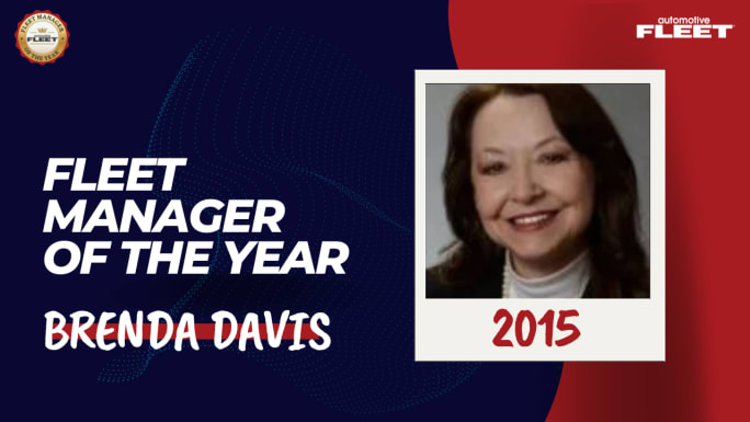 Automotive Fleet Fleet Manager of the Year 2015 winner Brenda Davis
