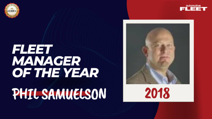 Automotive Fleet Fleet Manager of the Year 2018 winner Phil Samuelson