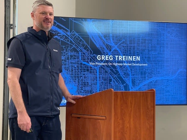 Greg Treinen, vice president, DTNA.