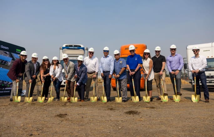 Greenlane groundbreaking ceremony in Colton, California.