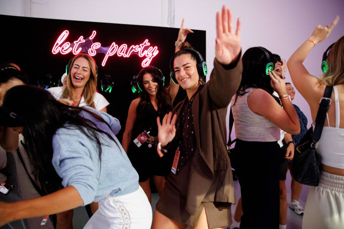 Attendees experienced a multi-sensory journey including a Silent Disco.