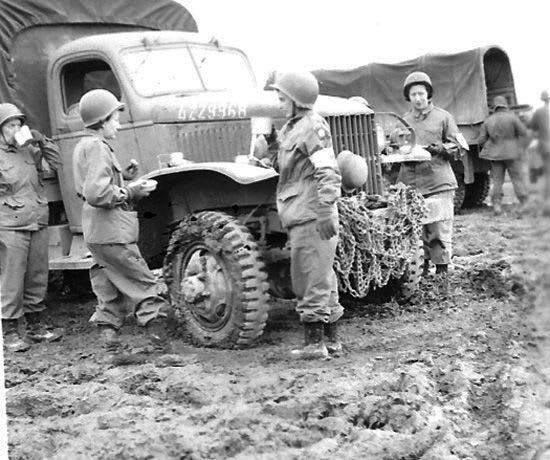 GMC CCKW U.S. Army cargo truck.