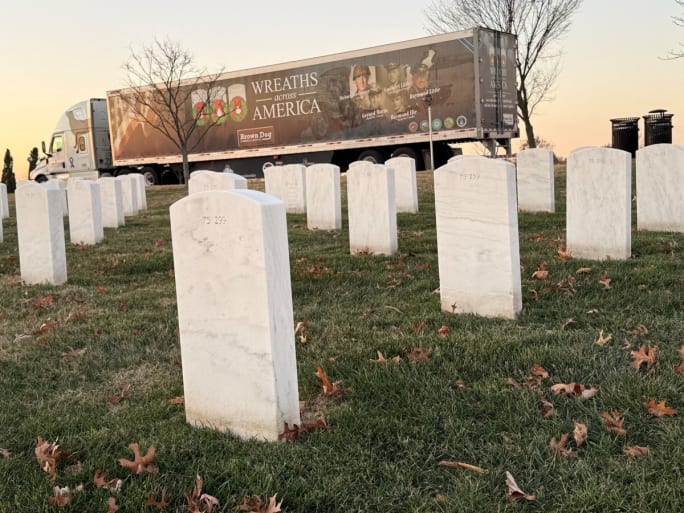 Brown Dog Trucking and Wreaths Across America.