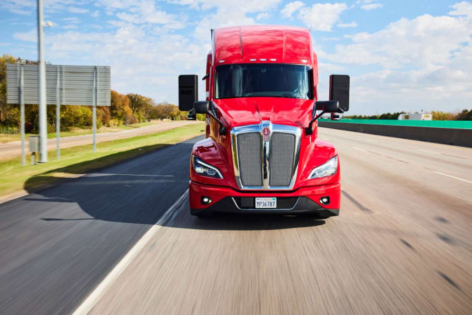 Kodiak autonomous truck.