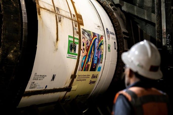 LA Metro Purple Line TBM.