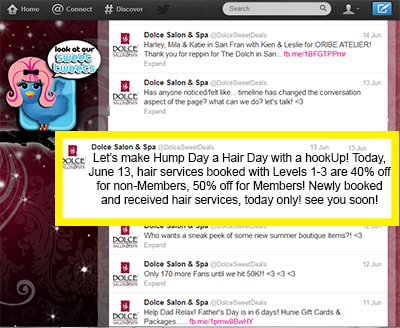 Innovation Spotlight: Dolce Salon Uses Twitter to Fill The Books