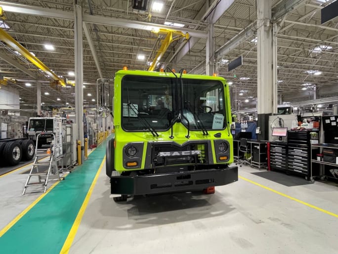 Mack Trucks manufacturing plant, Lehigh Valley, Pennsylvania. 