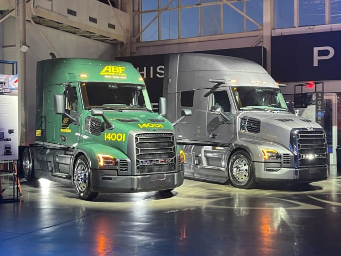 Mack Pioneer trucks. 