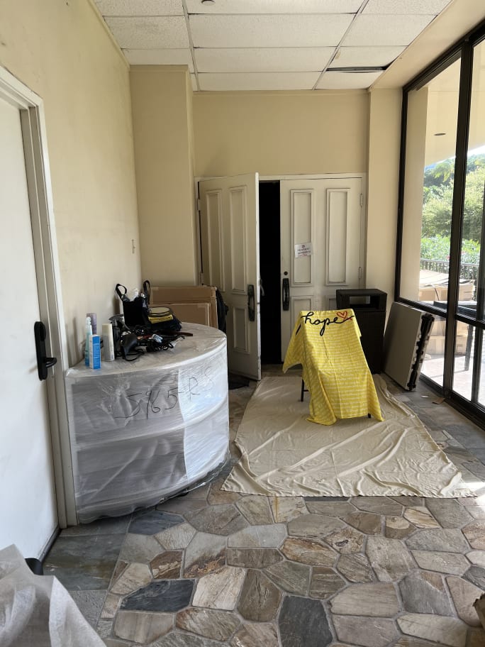 Temporary setup, permanent commitment to our guests.
