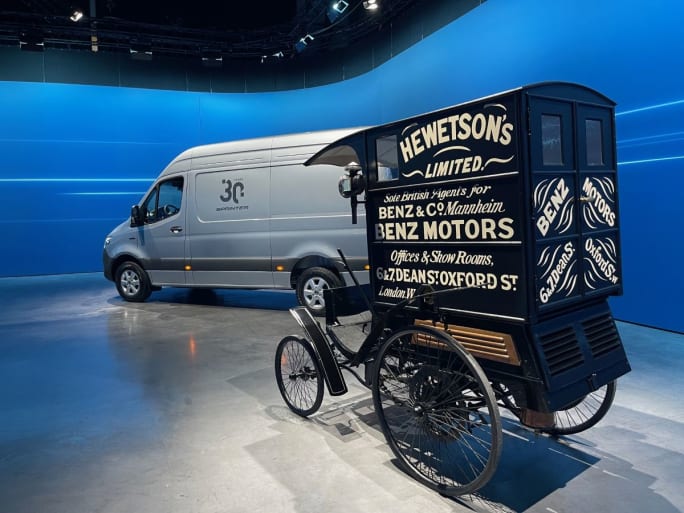 1898 Mercedes-Benz Delivery Wagon. 