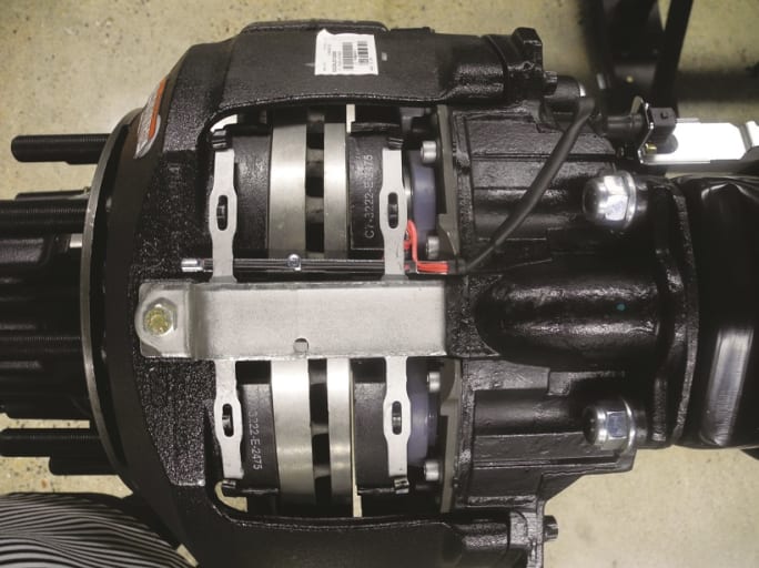 Heavy truck air dis brakes.