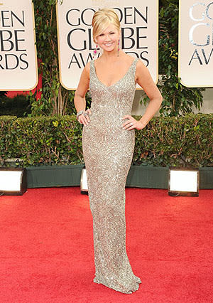 Nancy O'Dell's Golden Globes Red Carpet Hair