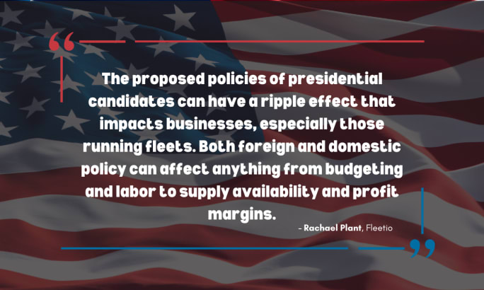 Graphic with a direct quote from the article by Rachael Plant. A rippling American flag is in the background.