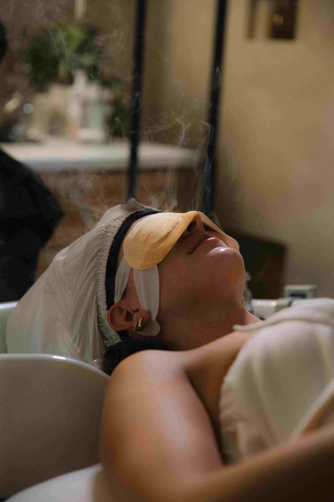 Head spa service at The Head Spa Sanctuary