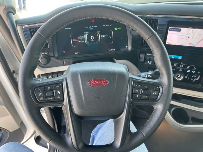 Peterbilt next-generation EV interior. 