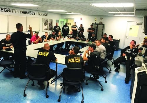 When Hurricane Irma hit, Key West (Fla.) Police Department officers were glad they had extensive disaster response training as well as help from outside agencies. Photo: Key West (FL) PD