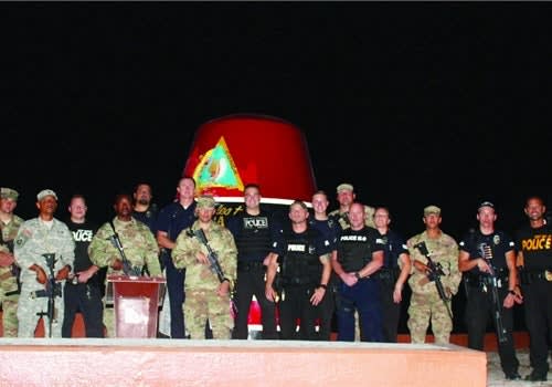 When Hurricane Irma hit, Key West (Fla.) Police Department officers were glad they had extensive disaster response training as well as help from outside agencies. Photo: Key West (FL) PD