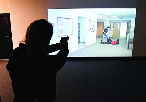 The DeAngelis Center in Jeffco, CO, uses Ti Training systems to help officers train in active shooter response. (Photo: DeAngelis Center)