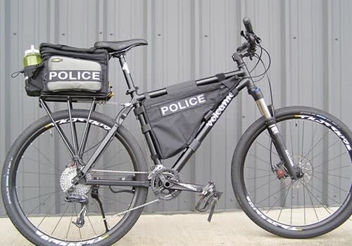 Triangle-Shaped Frame Bag from Volcanic Bikes