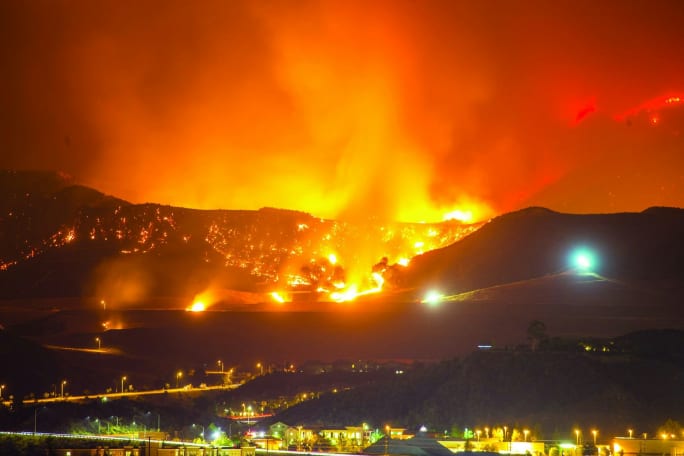 Law enforcement vehicles suffer repeated damage during disasters, and need many replacement parts to remain operational. [|CREDIT|]Photo: Getty
