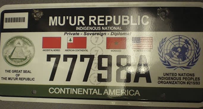 Moors make their own IDs and license plates.[|CREDIT|]