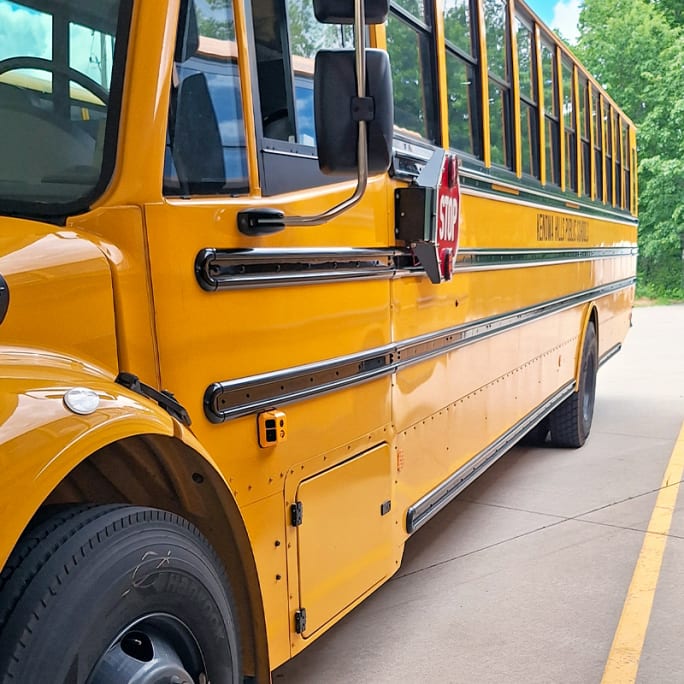 Pro-Vision camera on bus