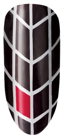 NAIL HOW TO: Peek-a-Boo Red Nail