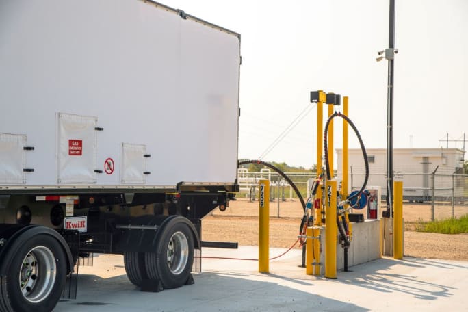 RNG fueling station. 