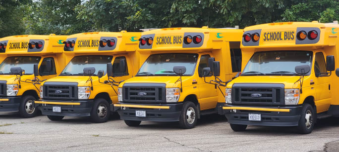 Bonny Eagles Micro Bird buses.
