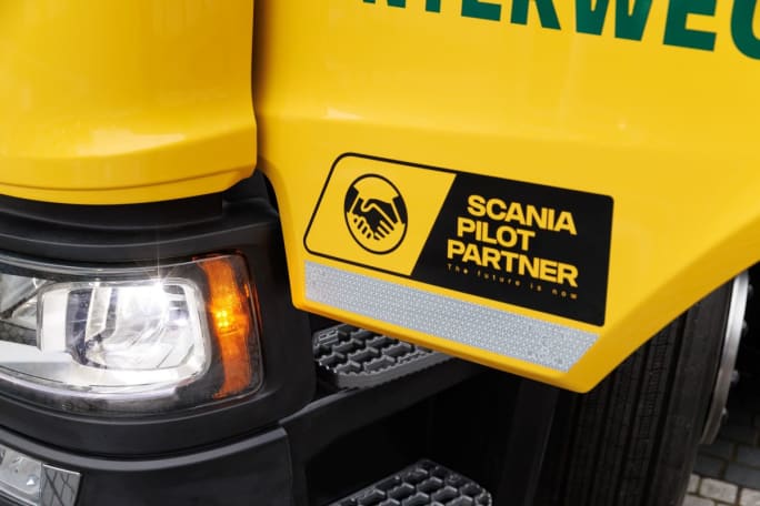 Scania and DHL Fuel-Extended Electric Truck.