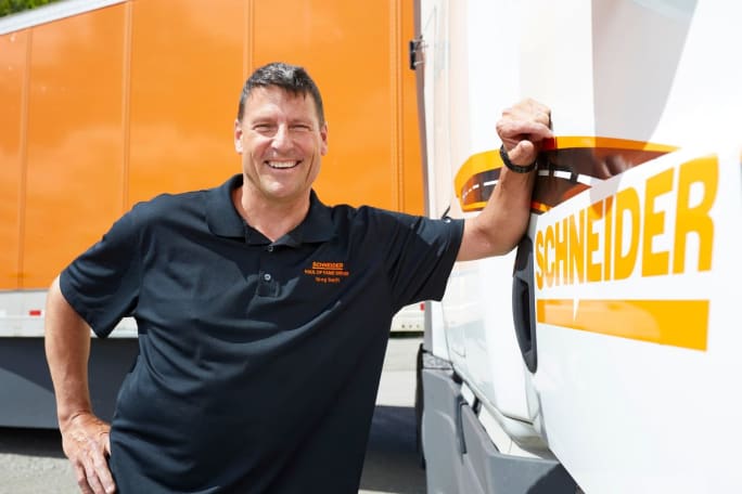 5-million mile safe driver Greg Swift.