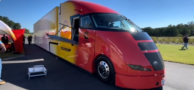 Shell Starship technology truck.