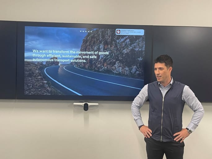 Sasko Cuklev, head of on-road solutions for Volvo Autonomous Solutions.