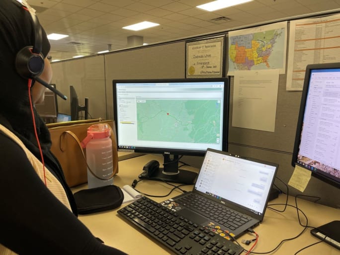 Zoubeida White at the Volvo Uptime Center,