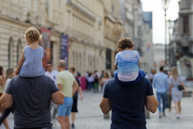 walking in the city