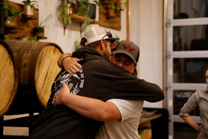 Casey LaDelle and Connor Hudziak at Western Star's Star Nation event.