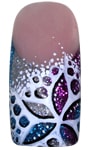laced flowers - Step 4