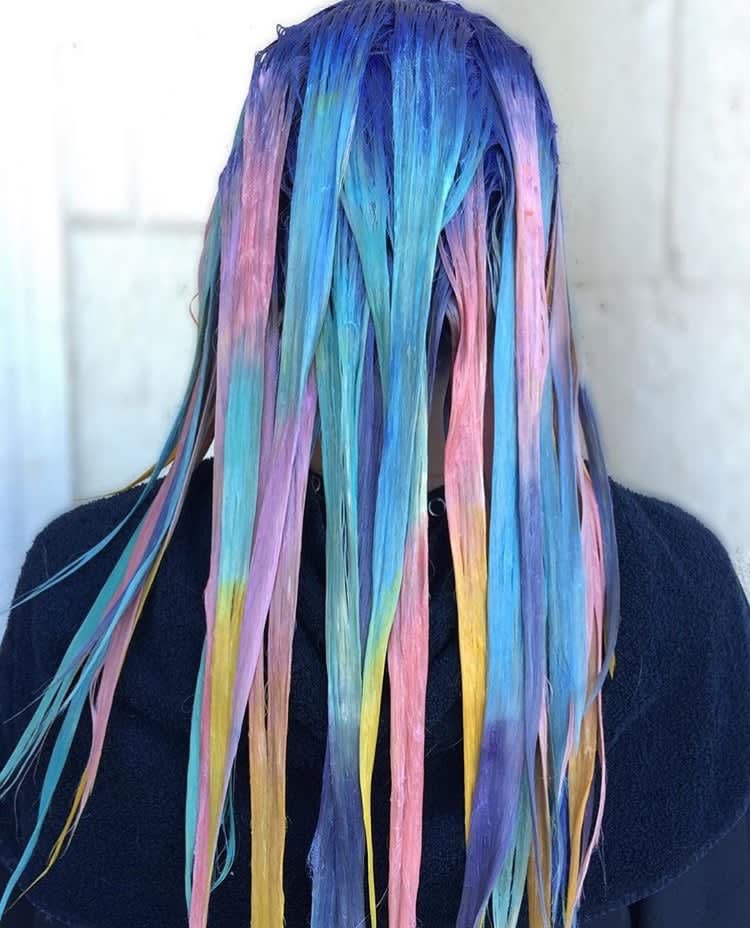 Macaron Haircolor Formula and Step-by-Step by @shelleygregoryhair