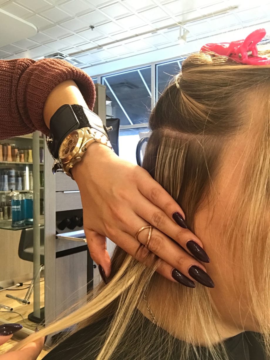 HOW-TO: Before and After Using Hairtalk Tape-In Extensions