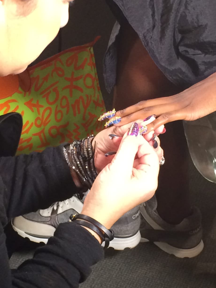 Backstage at NYFW Spring/Summer 2015
