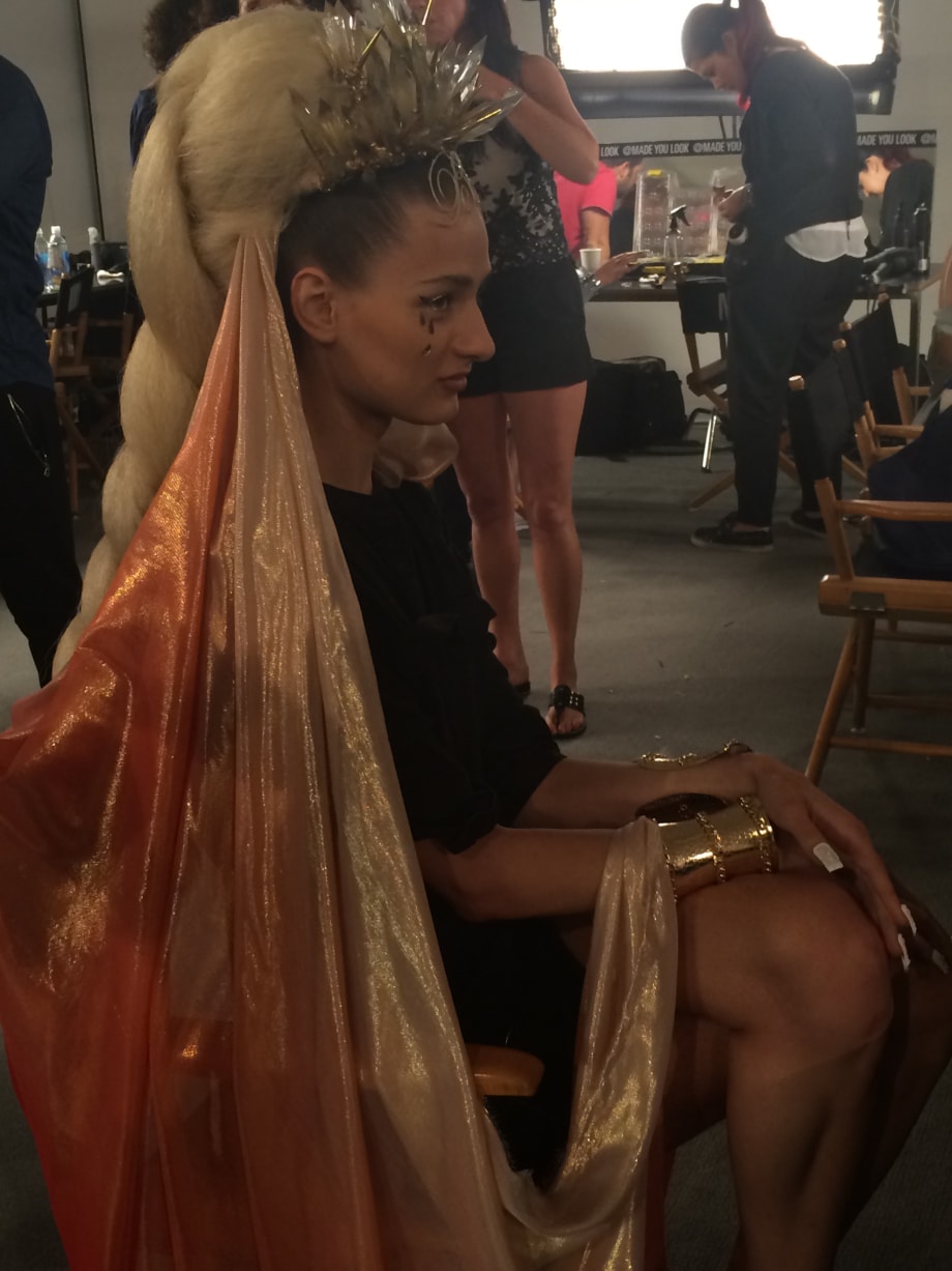 Backstage at NYFW Spring/Summer 2015