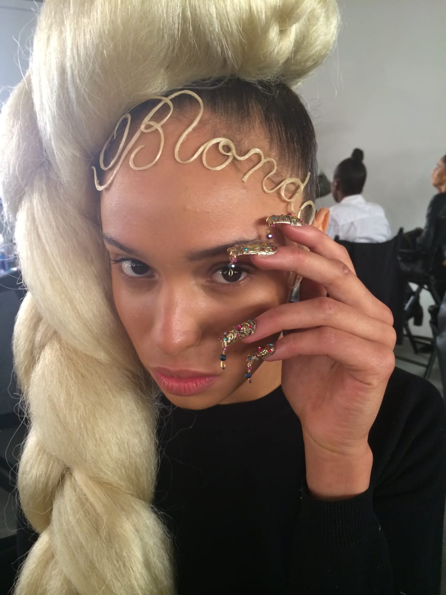 Backstage at NYFW Spring/Summer 2015