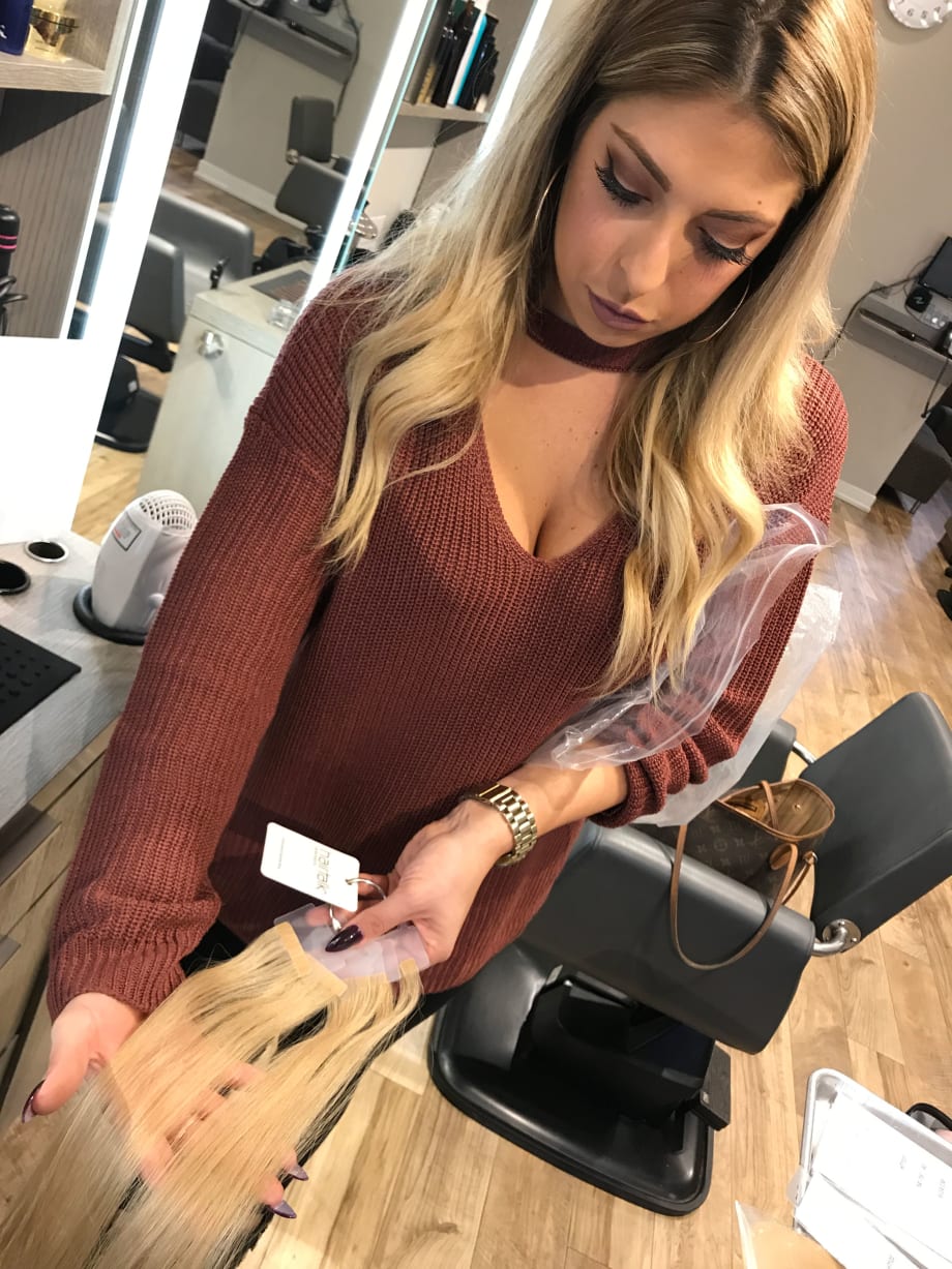 HOW-TO: Before and After Using Hairtalk Tape-In Extensions