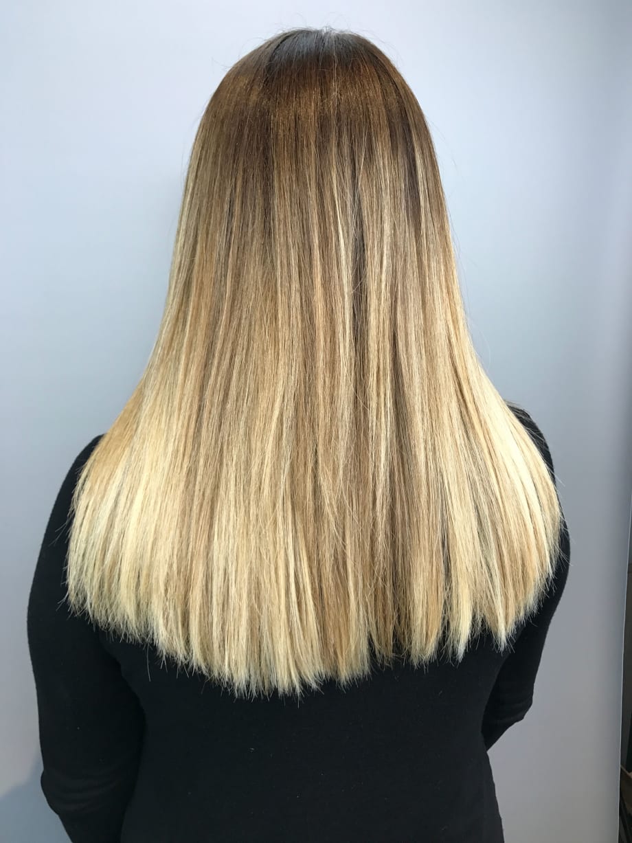 HOW-TO: Before and After Using Hairtalk Tape-In Extensions