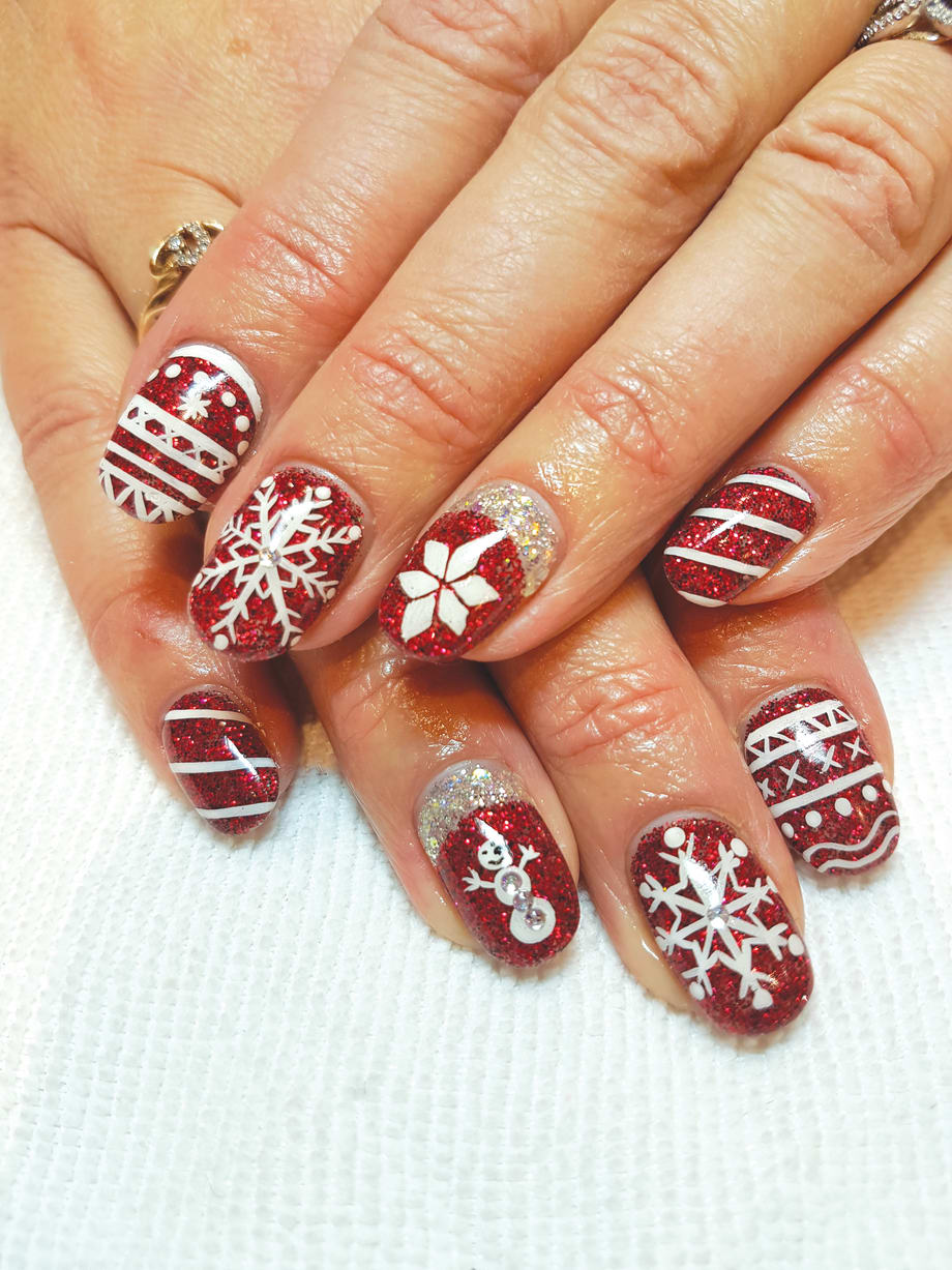 Sweater Weather Nail Art